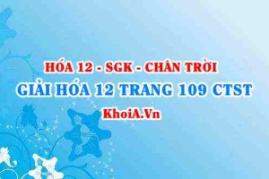 Giải Hóa 12 trang 109 Chân trời Sáng tạo